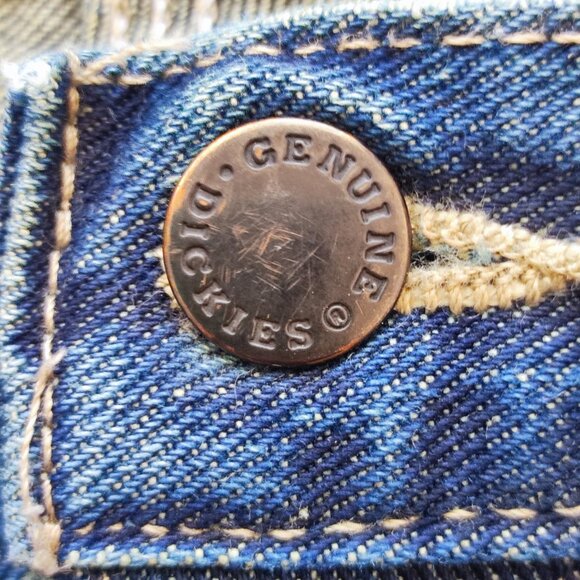 Dickies work wear carpenter jeans men's size W38/L30 denim blue side pockets - Picture 9 of 15